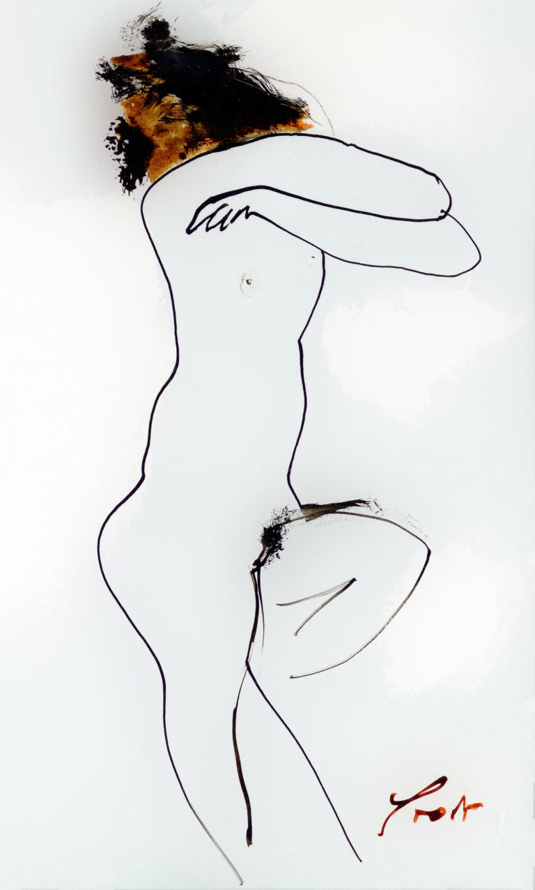 Akt liegende Frau | 2018 | © Klaus Frost